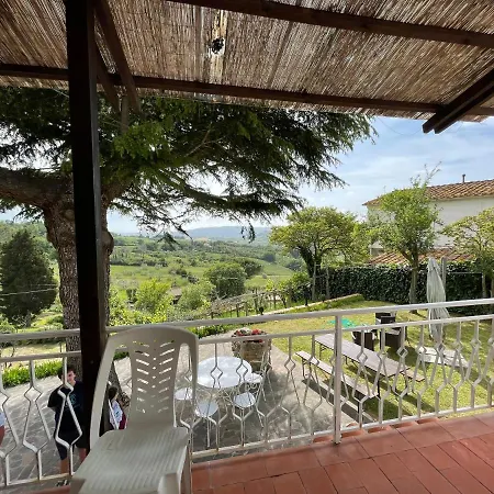 Casa Bianca Pool With Sea View, Fenced Garden, Barbecue By Toscanatour Castellina Marittima