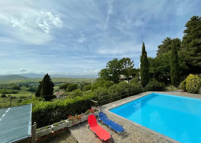 别墅 Casa Bianca Pool With Sea View, Fenced Garden, Barbecue By Toscanatour *