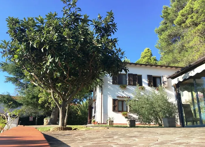 别墅 Casa Bianca Pool With Sea View, Fenced Garden, Barbecue By Toscanatour 卡斯泰里那马里提玛